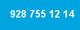 928 755 12 14 928 755 12 14